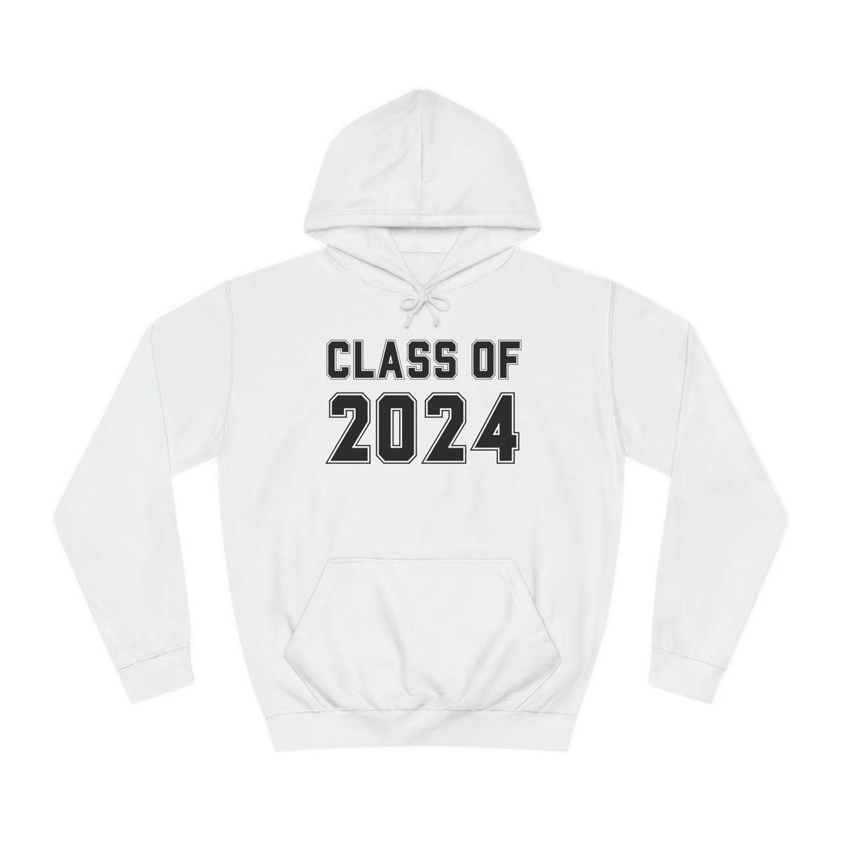 Classic Class of 2024 Unisex College Hoodie