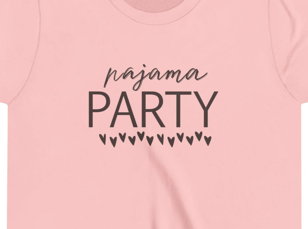 Pajama Party Youth Short Sleeve Tee.