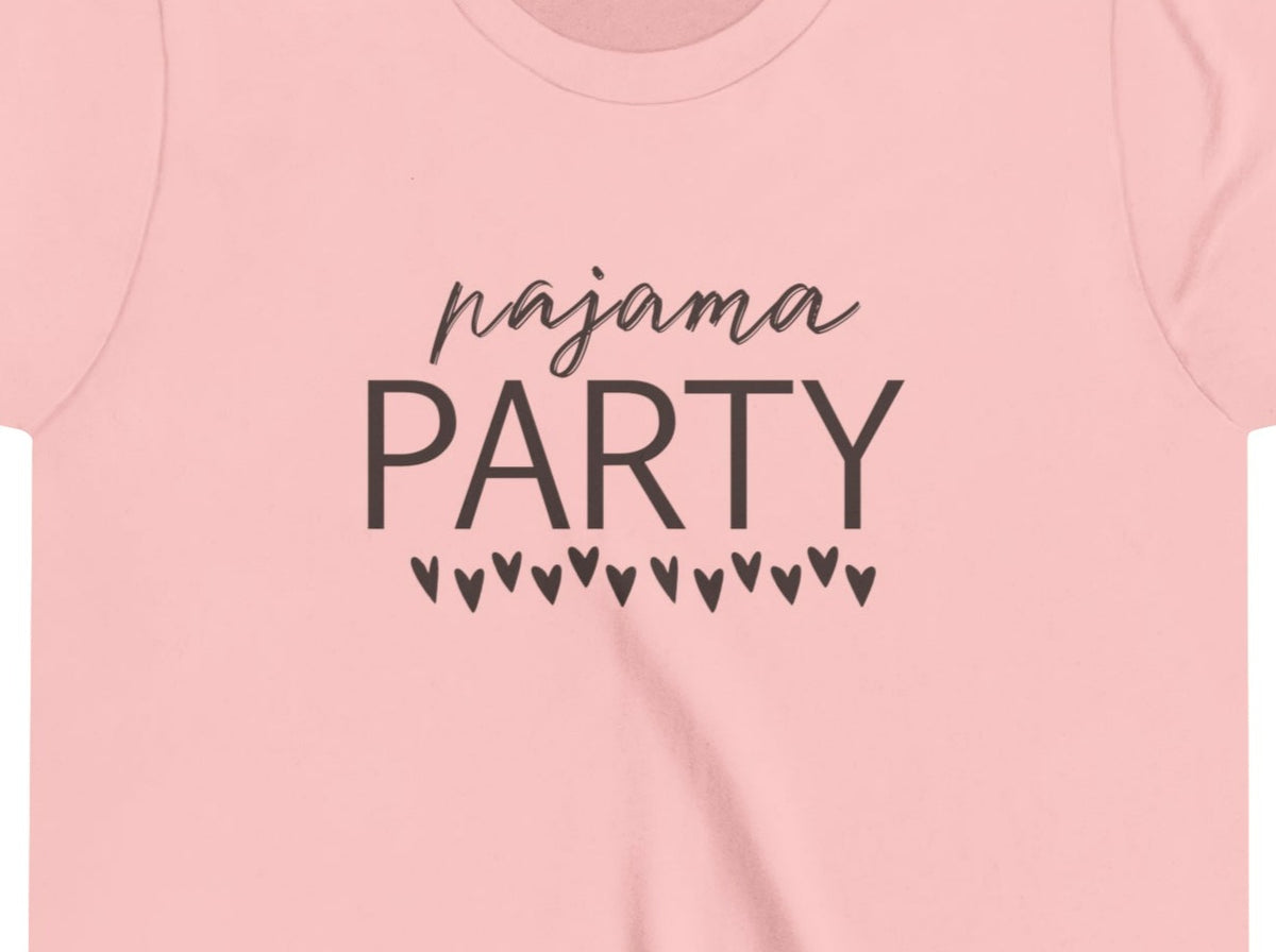 Pajama Party Youth Short Sleeve Tee.