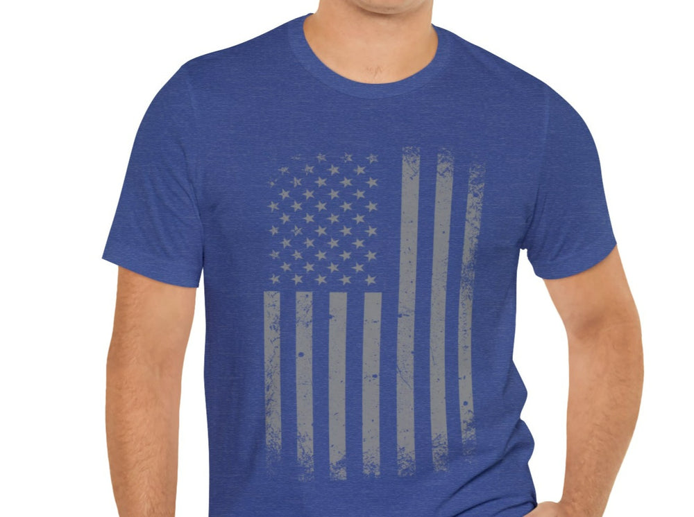 American Flag Unisex Jersey Short Sleeve Tee.