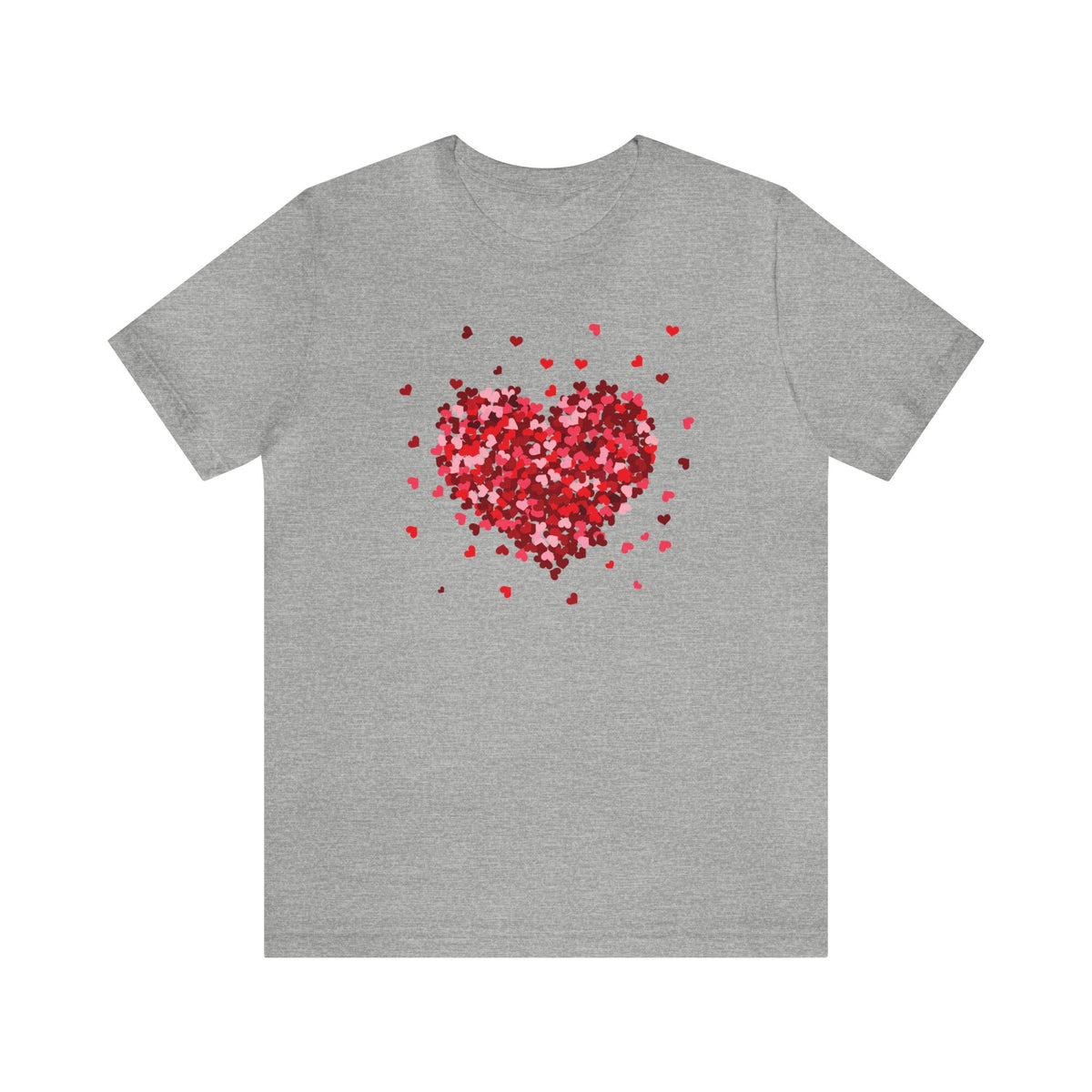 Confetti Valentine Heart Unisex Jersey Short Sleeve Tee