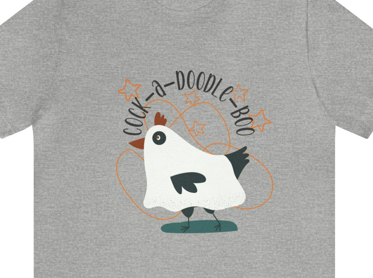 Cock-a-doodle-boo Unisex Jersey Short Sleeve Tee.