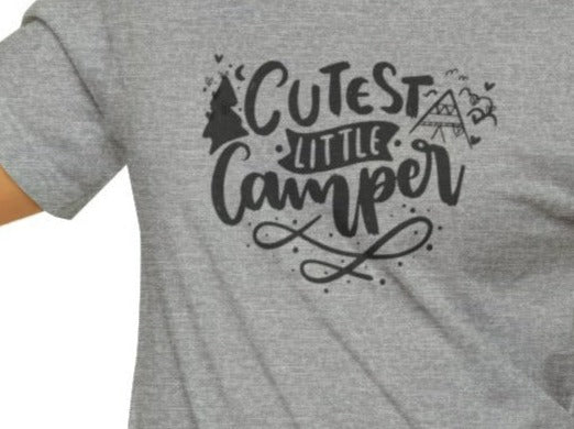 Cutest Little Camper Unisex Jersey Short Sleeve Tee.