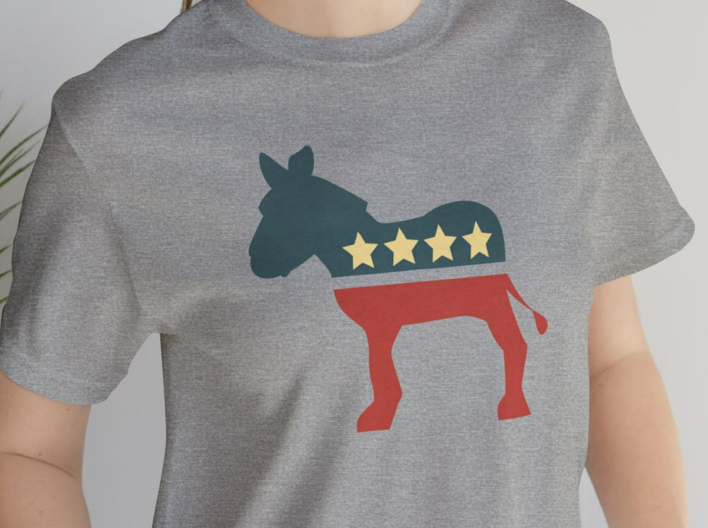 Democrat Donkey Unisex Jersey Short Sleeve Tee.