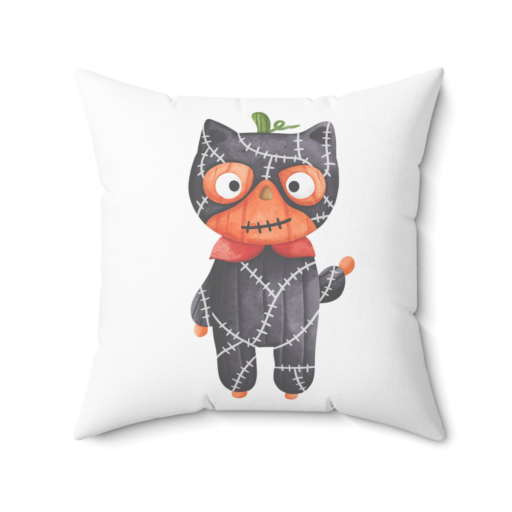 Halloween Boy Spun Polyester Square Pillow.