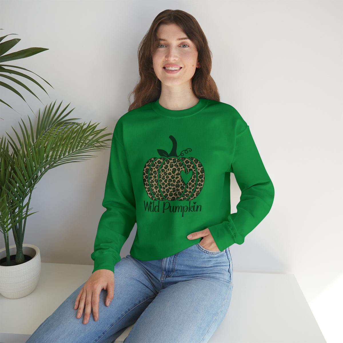 Wild Pumpkin Unisex Heavy Blend™ Crewneck Sweatshirt.