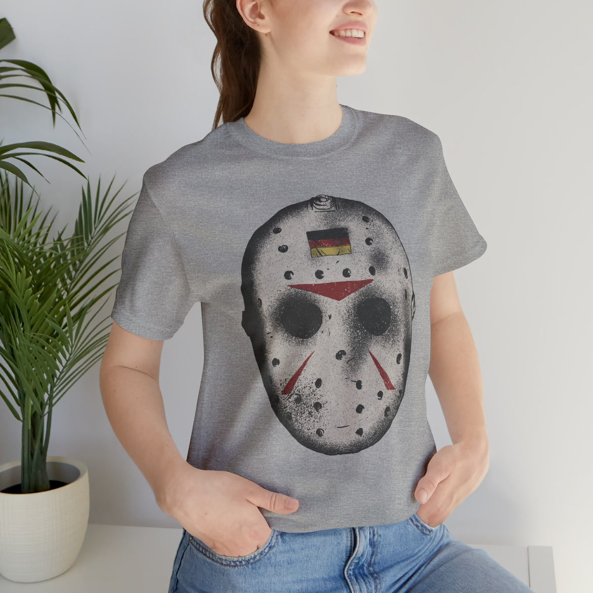 Jason Mask Unisex Jersey Short Sleeve Tee.