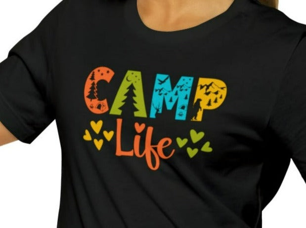 CAMP Life Unisex Jersey Short Sleeve Tee.