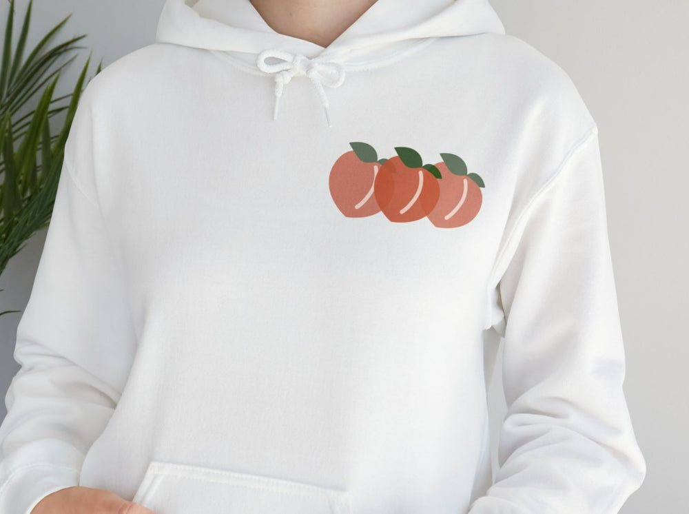 Just Peachy Hooded Sweatshirt.