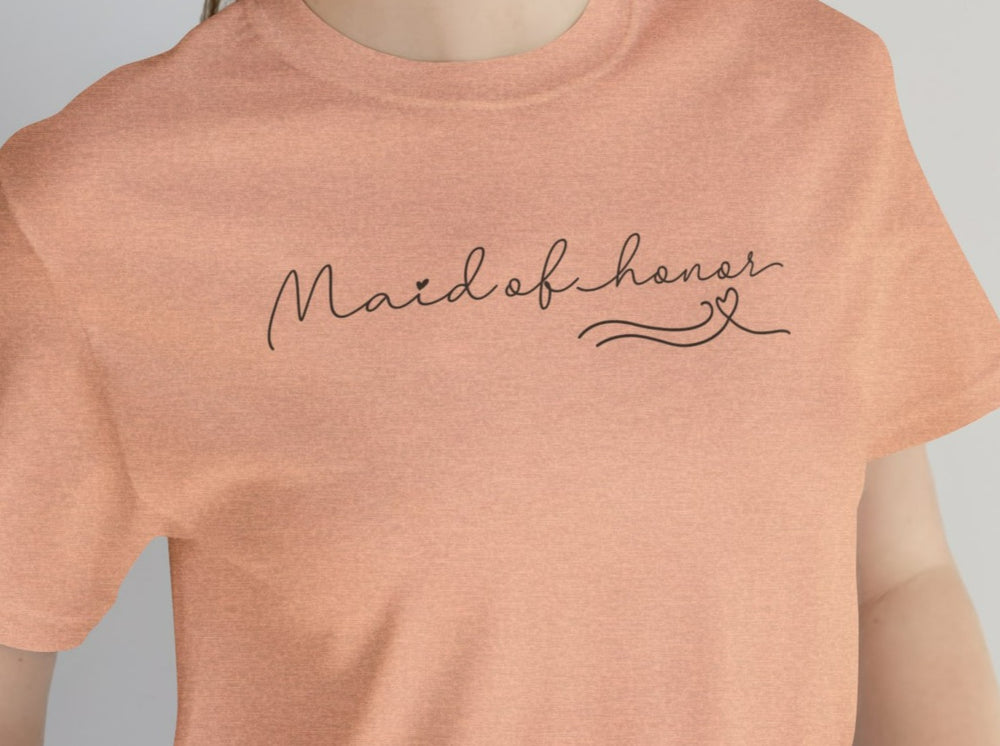 Maid of Honor Unisex Jersey Short Sleeve Tee.