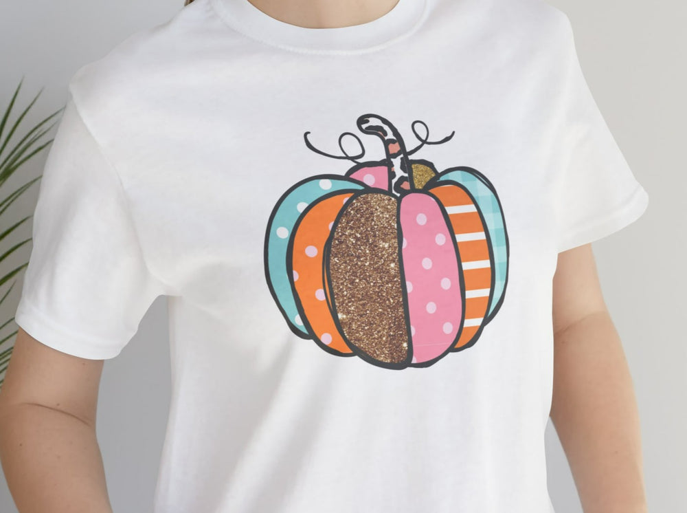 Patterns Pumpkin Unisex Jersey Short Sleeve Tee.