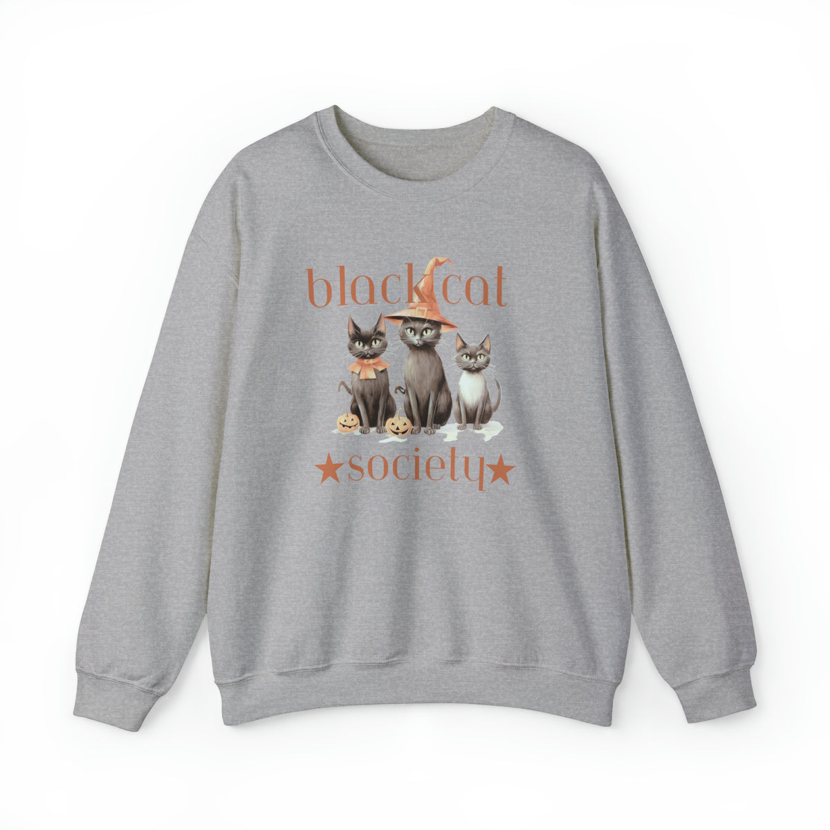 Black Cat Society Unisex Heavy Blend™ Crewneck Sweatshirt