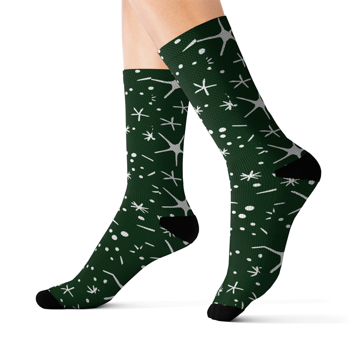 We Wish You a Merry Christmas Family Matching Christmas PJ's - Christmas Star Socks