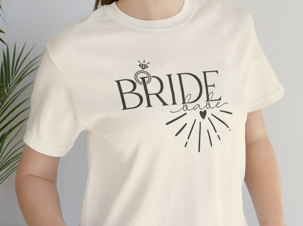 Bride Babe Unisex Jersey Short Sleeve Tee.