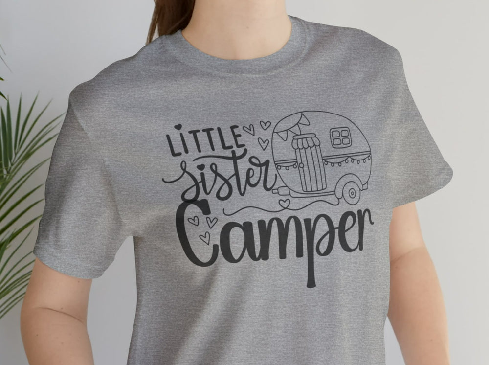 Little Sister Camper Unisex Jersey Short Sleeve Tee.