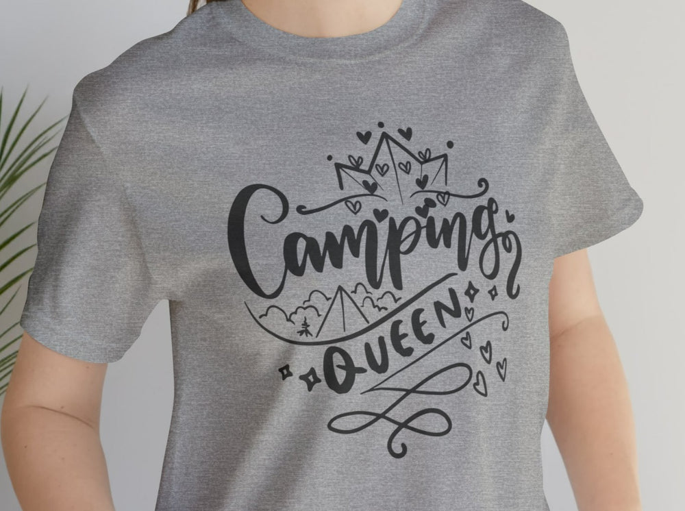 Camping Queen Unisex Jersey Short Sleeve Tee.