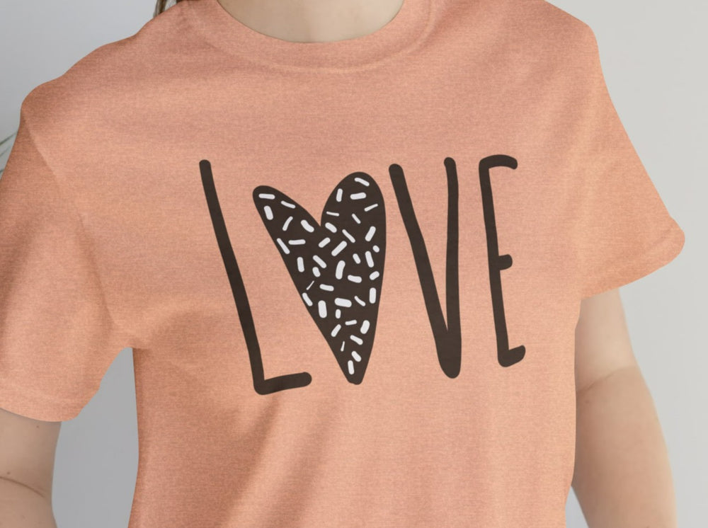 LOVE Unisex Jersey Short Sleeve Tee.