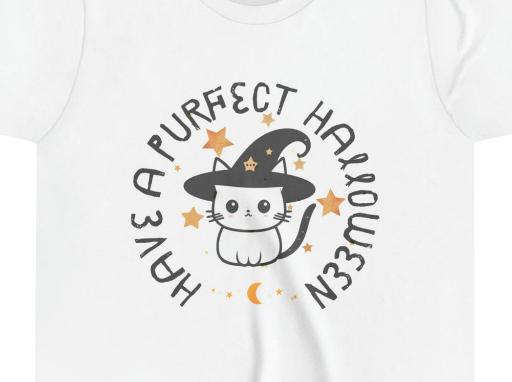 Have a Purfect Halloween Youth Short Sleeve Tee.