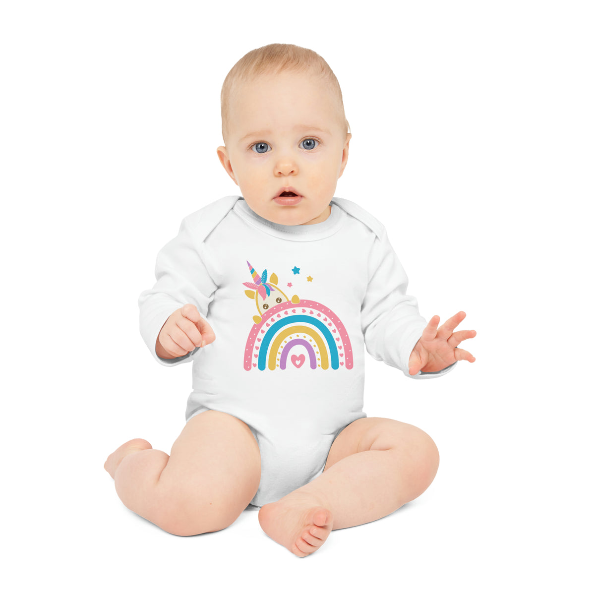 Baby Long-Sleeve Organic Bodysuit