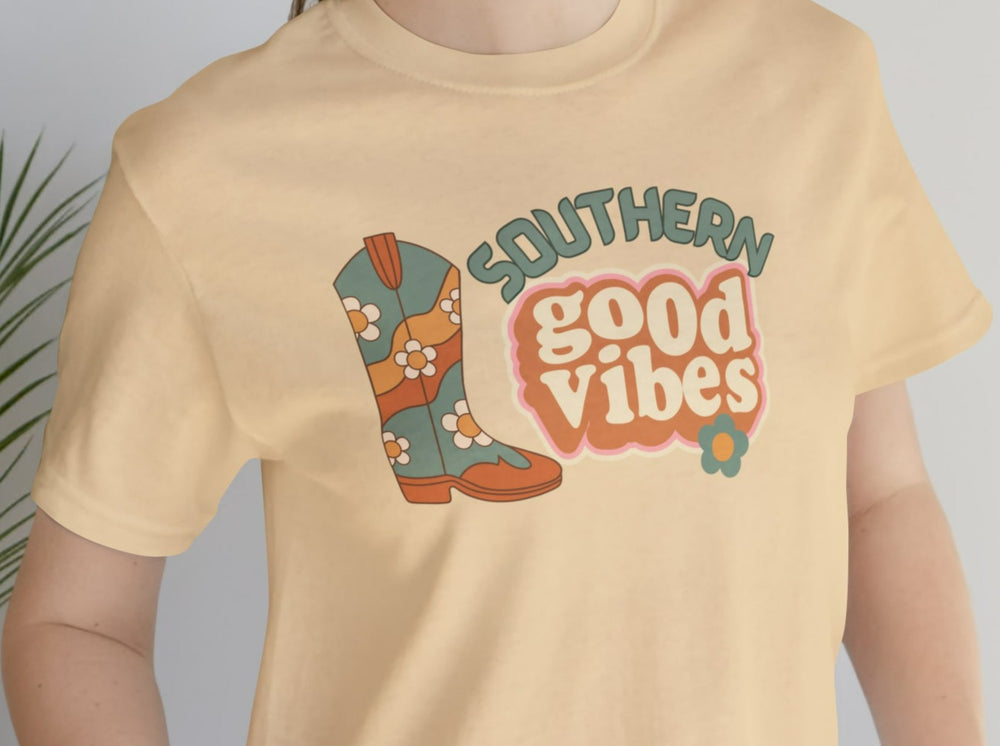 Southern Good Vibes Unisex Jersey Short Sleeve Tee.