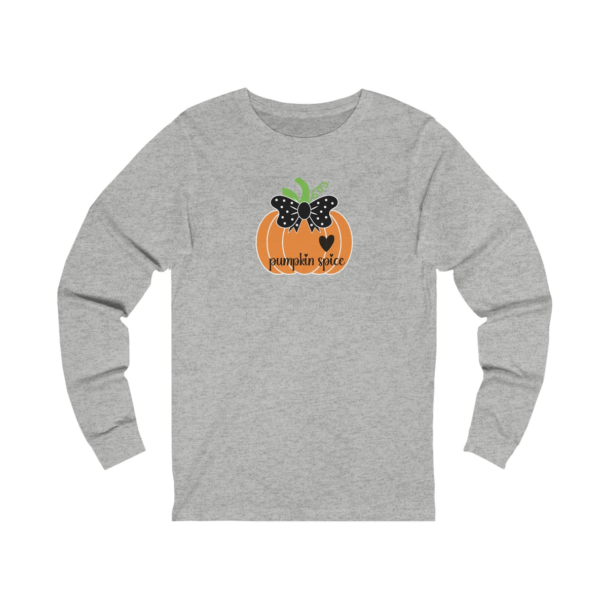 Pumpkin Spice Unisex Jersey Long Sleeve Tee.