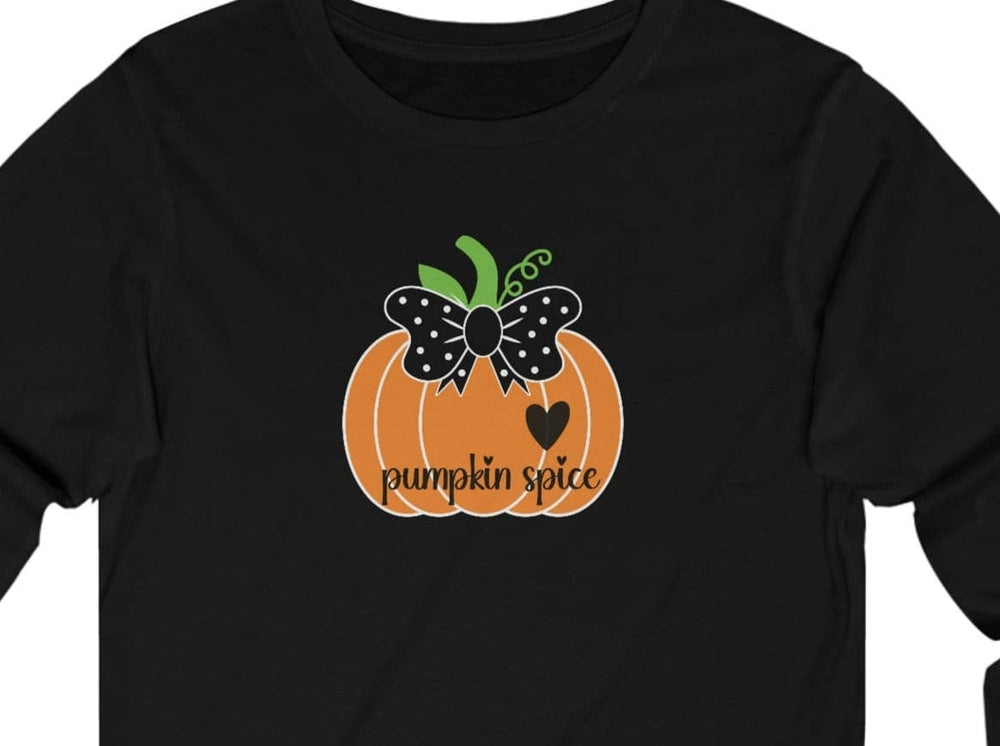 Pumpkin Spice Unisex Jersey Long Sleeve Tee.