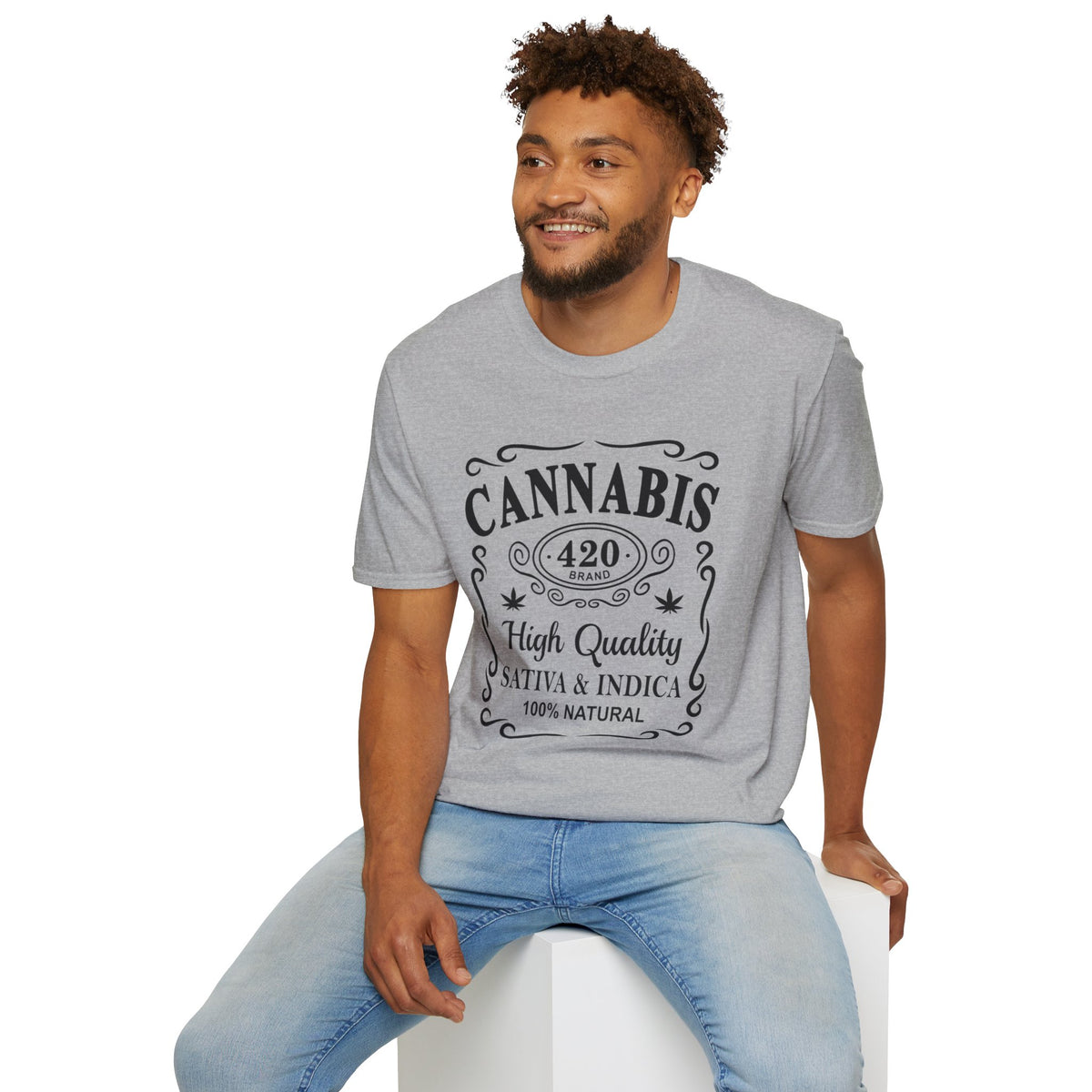 Cannabis 420 Brand Unisex Softstyle T-Shirt