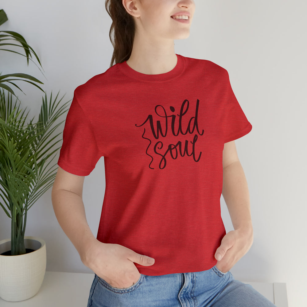 Wild Soul Unisex Jersey Short Sleeve Tee.