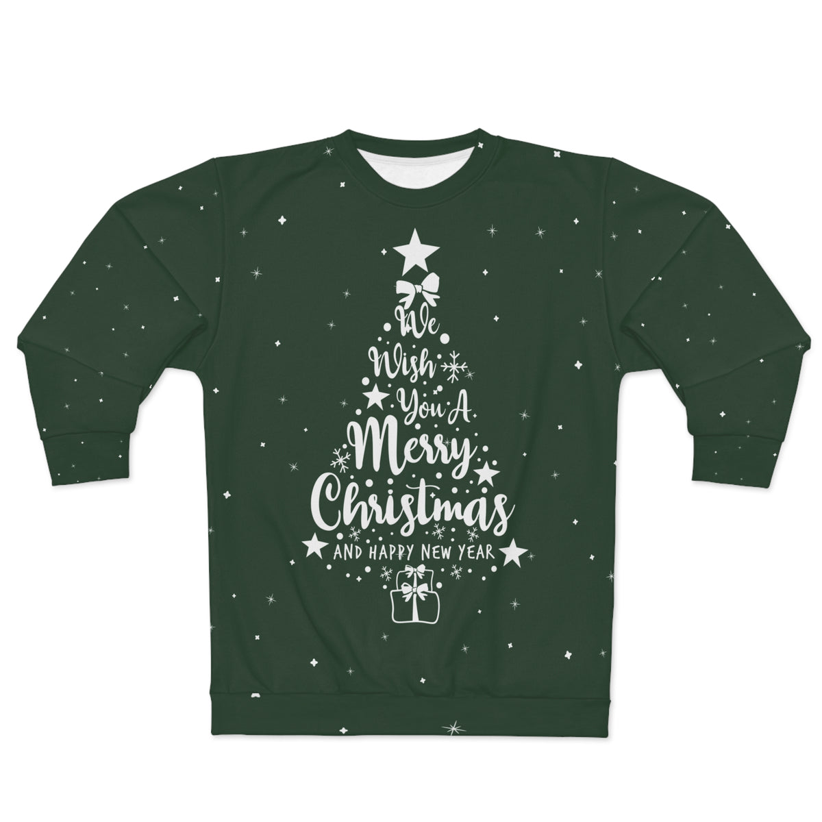 We Wish You a Merry Christmas Family Matching Christmas PJ's - Unisex Sweatshirt