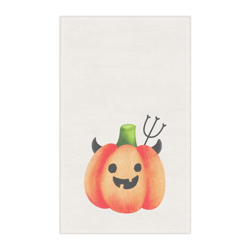 Pumpkin Devil Kitchen Towel.