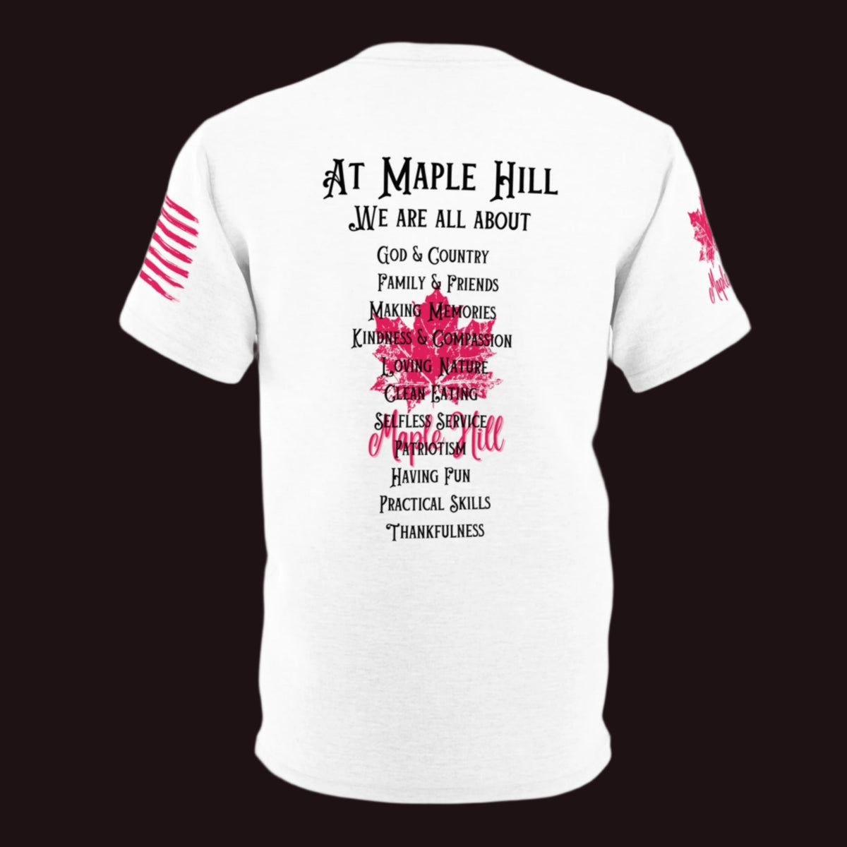 Maple Hill Unisex Tee - Personalized For Your Farm