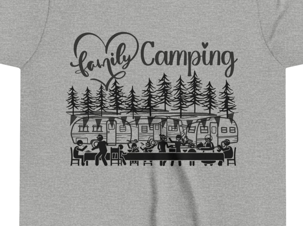 Family Camping Youth Short Sleeve Tee.