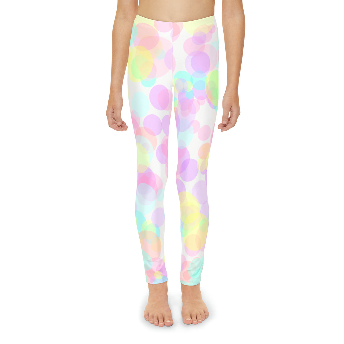 Unicorn World Polka Dots Youth Full-Length Leggings