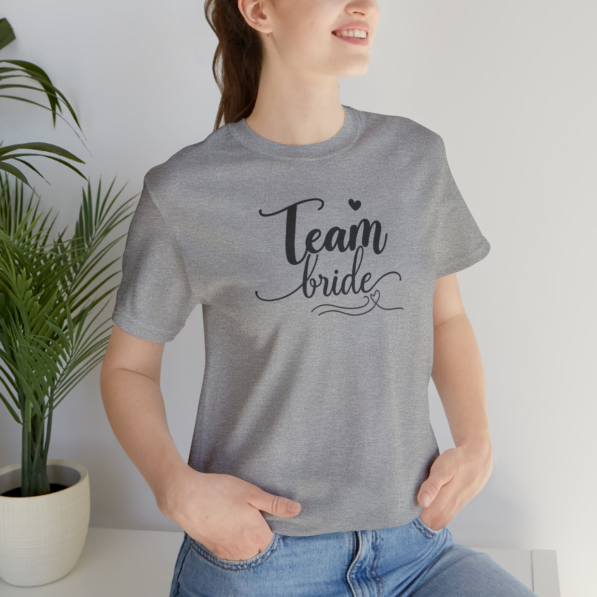 Team Bride Unisex Jersey Short Sleeve Tee.