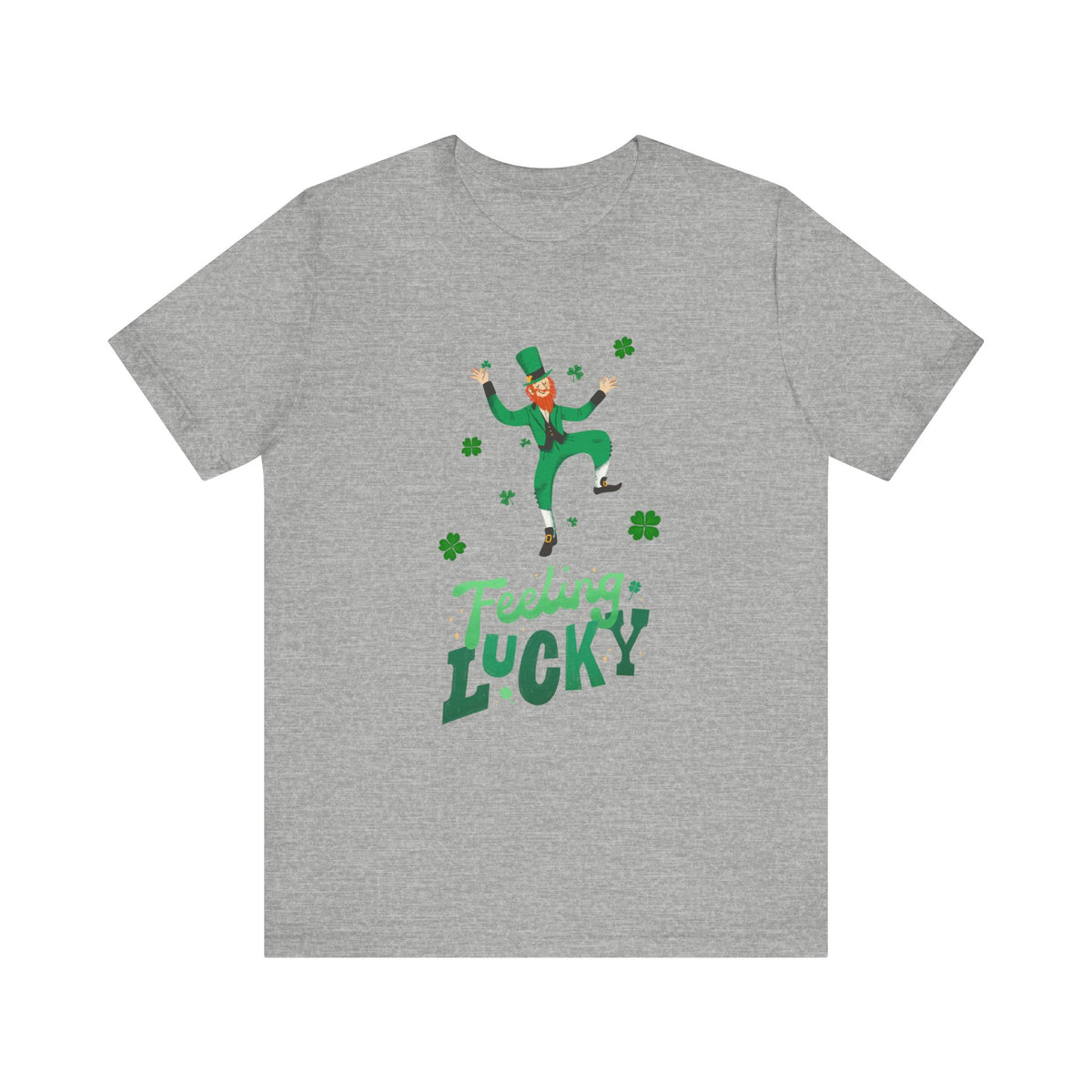 Feeling Lucky Leprechaun Unisex Jersey Short Sleeve Tee