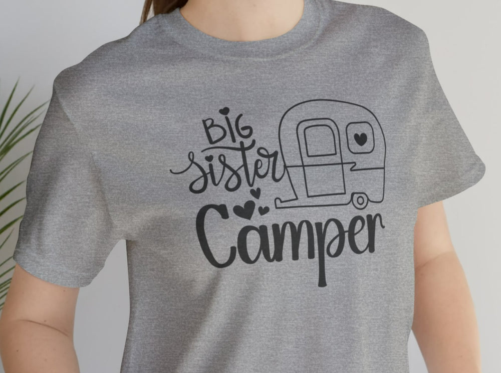 Big Sister Camper Unisex Jersey Short Sleeve Tee.