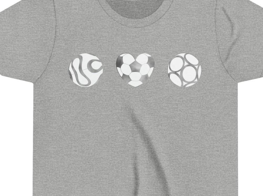 Soccer Balls Youth Short Sleeve Tee.