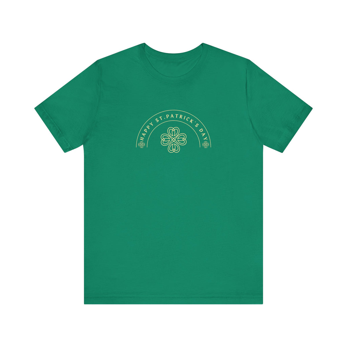 Classic Happy St Patrick's Day Unisex Jersey Short Sleeve Tee