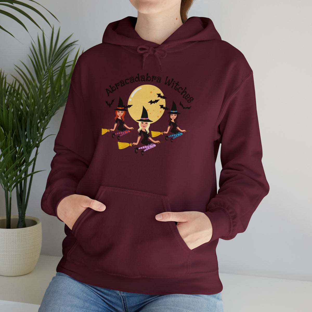 Abracadabra Witches Unisex Heavy Blend™ Hooded Sweatshirt.