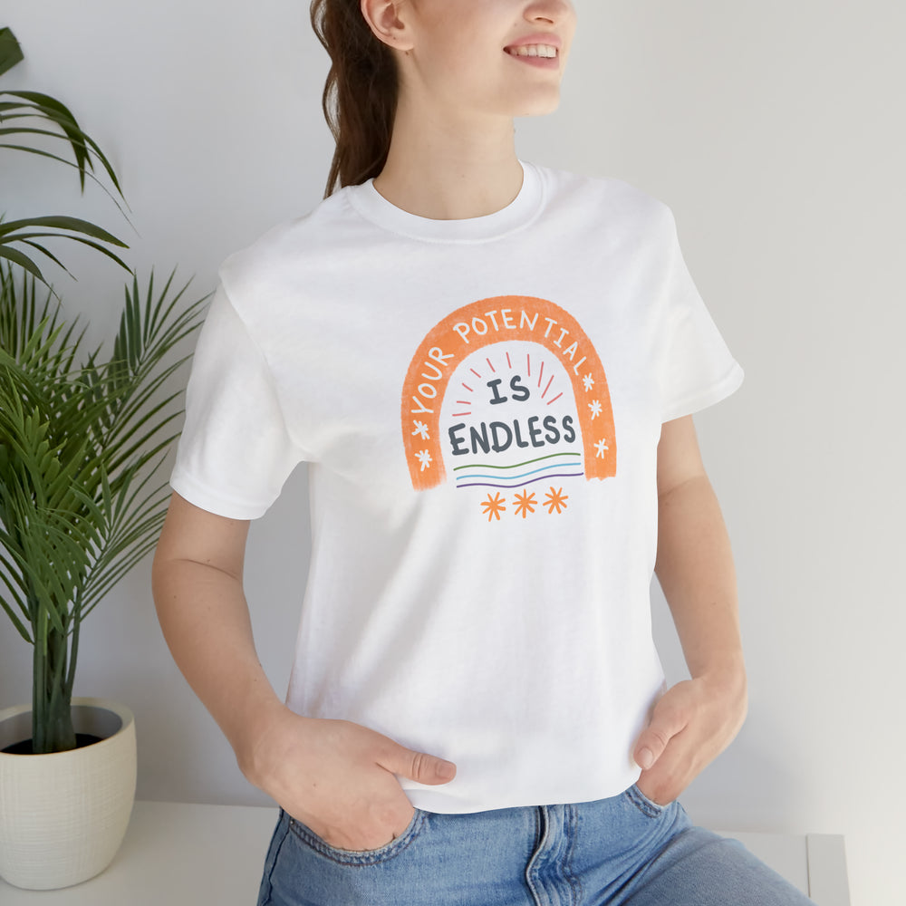 Your Potential Is Endless Unisex Jersey Short Sleeve Tee.