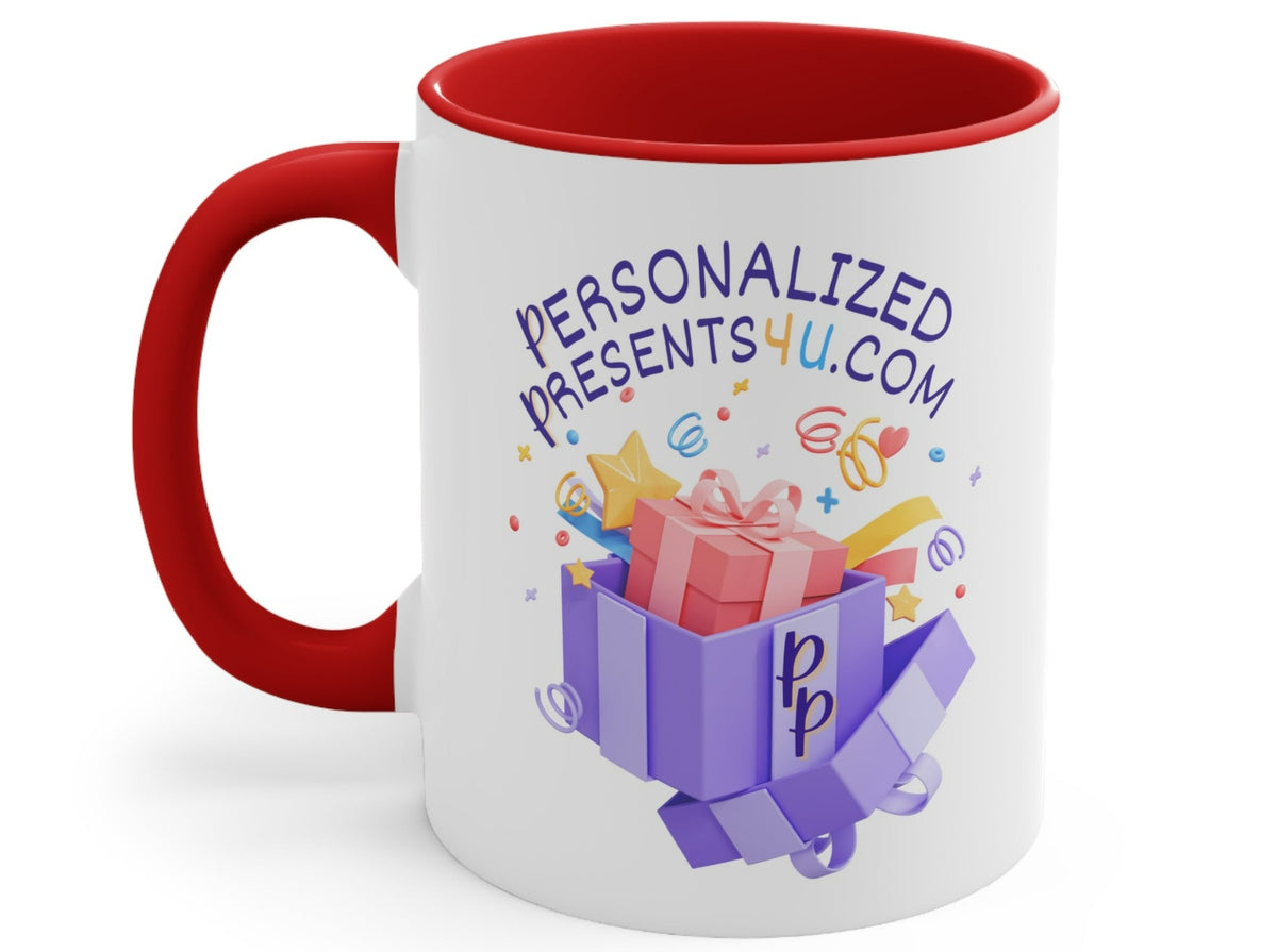 PersonalizedPresents4U.com Accent Coffee Mug, 11oz