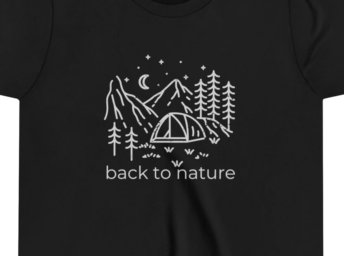 Back to Nature Youth Short Sleeve Tee.