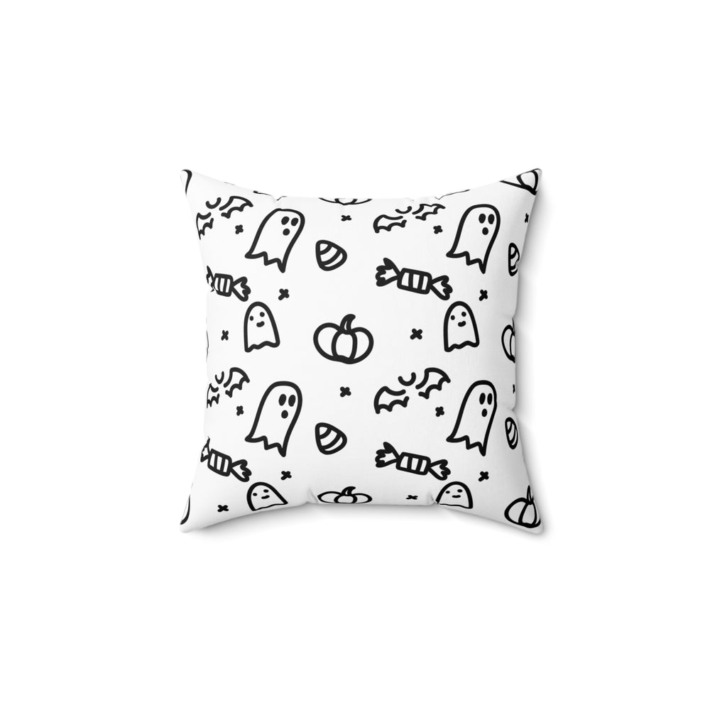 Halloween 2 Sided Polyester Square Pillow.