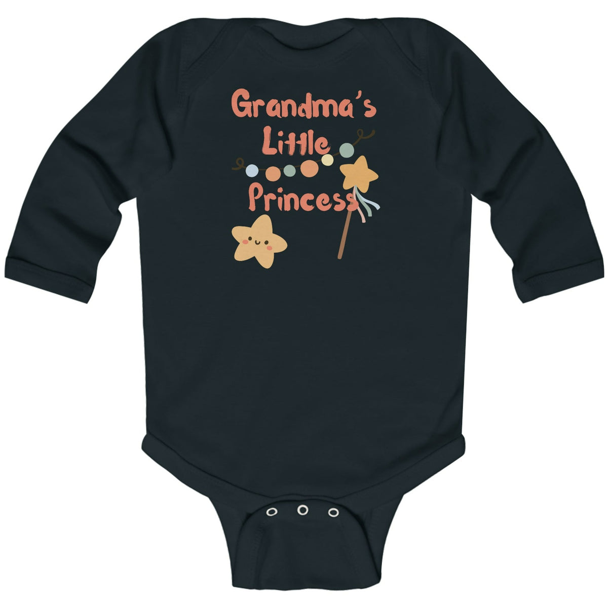 Grandma's Little Princess Infant Long Sleeve Bodysuit