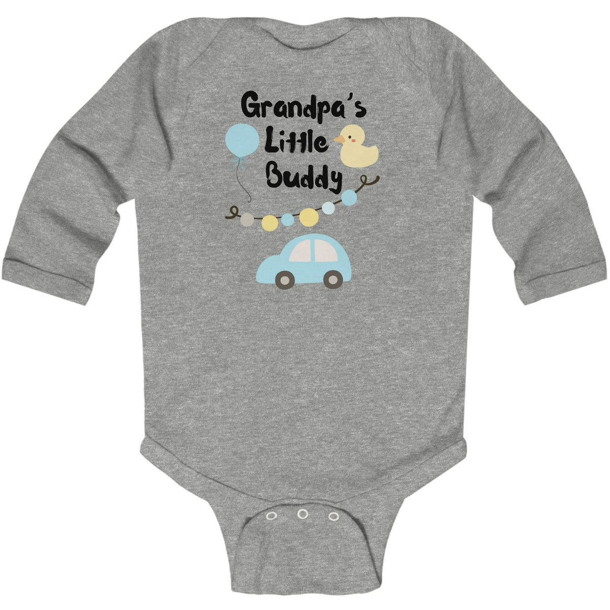 Grandpa's Little Buddy Infant Long Sleeve Bodysuit